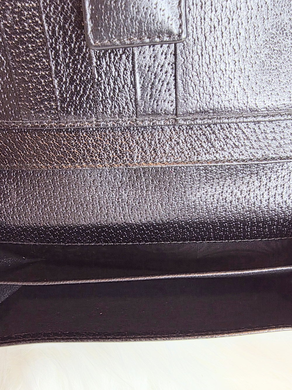 Gucci Black GG Canvas &Leather Princy GG Bow Accent  Continental Wallet Pristine - Picture 9 of 11